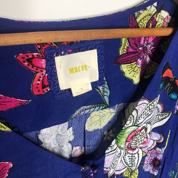 Anthropologie Maeve Flowy Floral dress. This is just lovely 💙 - Picture 4 of 11